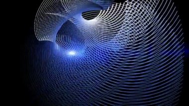 fütüristik video animasyon ve hareket, yanıp sönen ışık parçacık nesne ile döngü hd 1080p