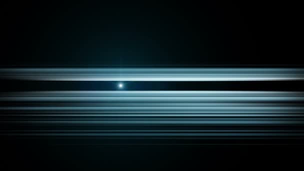 Futuristische video animatie met bewegende licht stripe object, lus Hd 1080p — Stockvideo