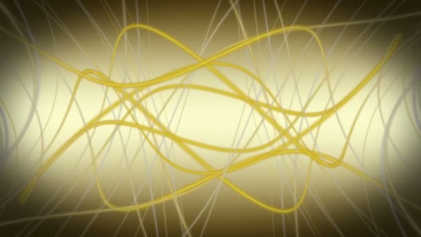 Fantastique animation vidéo avec un objet rayé en mouvement, boucle HD 1080p 