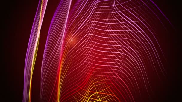 Objet vague en mouvement et lumière clignotante 