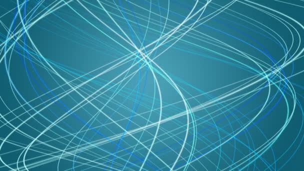 Fantastique animation vidéo avec un objet rayé en mouvement, boucle HD 1080p 