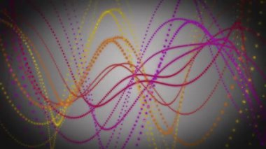 parçacık Şerit nesne hareket ile fantastik video animasyon döngüsü hd 1080p