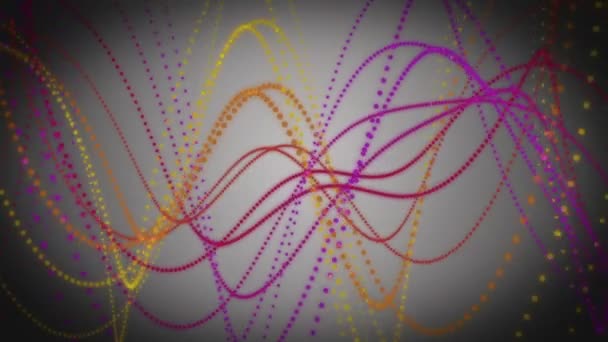 모션, 입자 스트라이프 개체와 환상적인 비디오 애니메이션 루프 Hd 1080p — 비디오