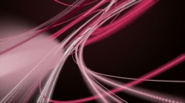 Ağır çekimde çizgili dalga nesnesi ile güçlü video animasyonu, 4096x2304 döngü 4K