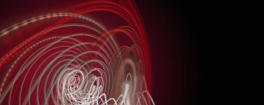 Güçlü parçacık çizgisi panorama arkaplan tasarımı illüstrasyonu