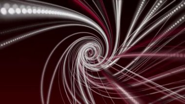 Ağır çekimde çizgili dalga nesnesi ile güçlü video animasyonu, 4096x2304 döngü 4K