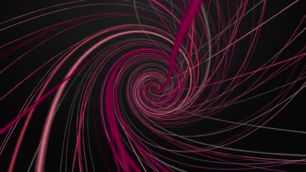 Футуристична Анімація Відео Смугою Хвилі Єкта Повільному Русі 4096X2304 Петля — стокове відео