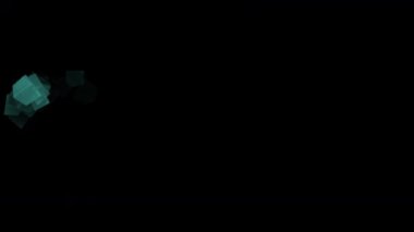 Fantastic video animation with abstract 3D cube objects in slow motion, 4096x2304 loop 4K