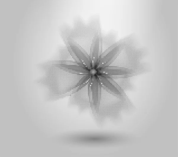Genomskinlig blommor — Stock vektor
