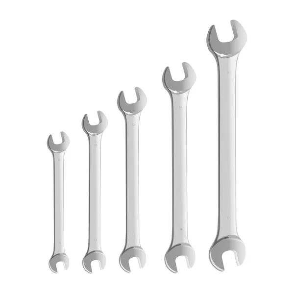 Set of wrenches — Stock Vector