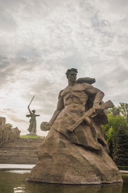 Kent volgograd, mamayev kurgan, vatan, stalingrad Muharebesi
