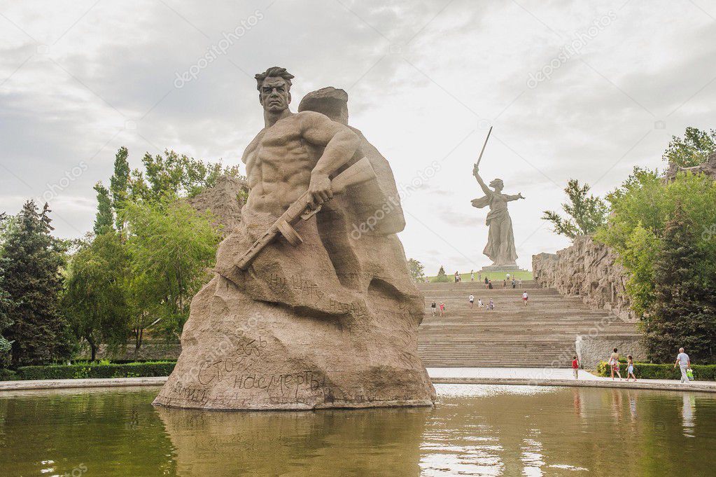 City Volgograd, Mamayev Kurgan, Motherland, The Battle of Stalingrad