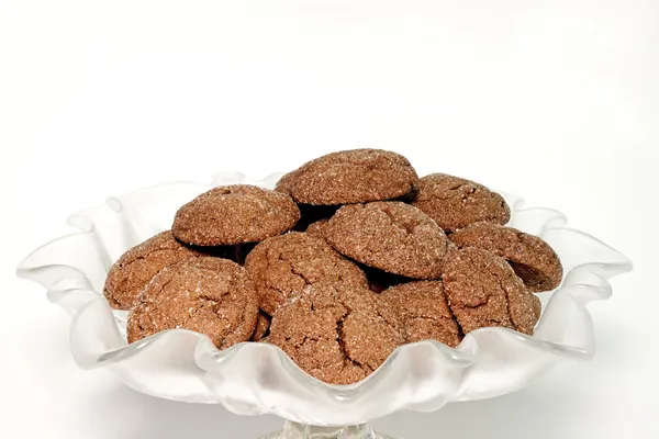 Cukr šněrovací čokoládové cookies — Stock fotografie