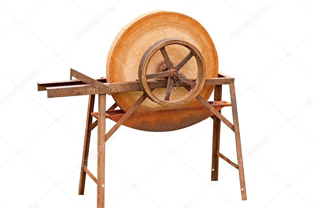 Old Fashioned Grinding Wheel