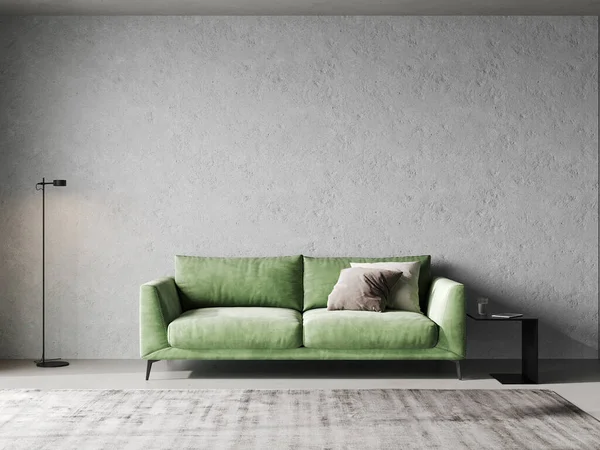 Scandinavian Style Living Room Interior Mock Modern Living Room Interior — Stockfoto