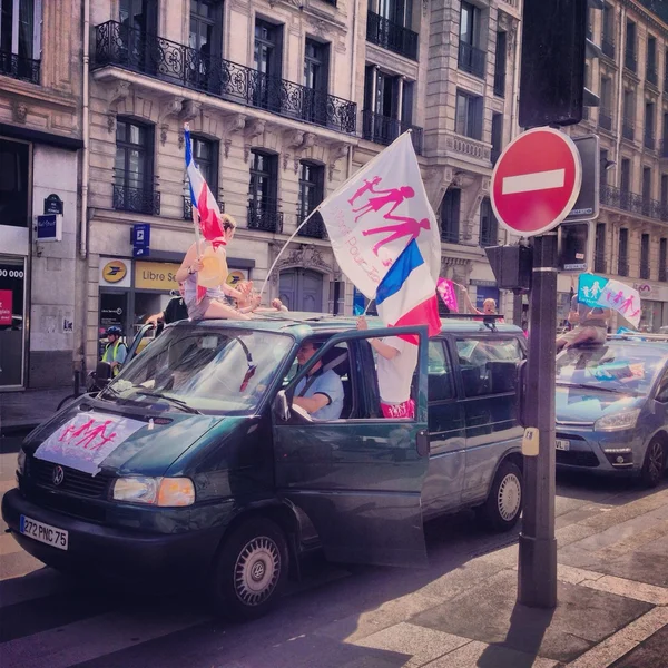 Paris'te protesto