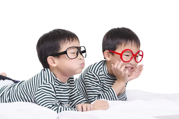 Funny twins — Stock Photo, Image