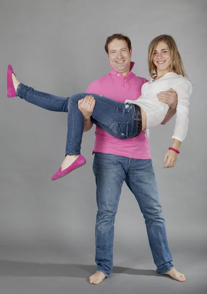 Happy father and daughter — Stock Photo, Image