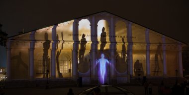 ışık çemberi. Moskova Festivali