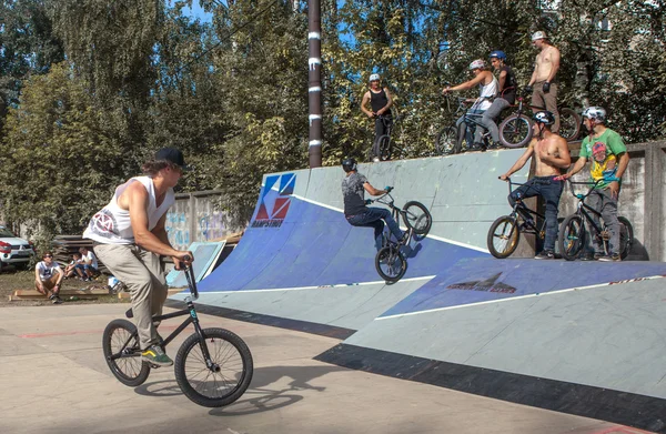 Bmx competition — Stock Photo, Image