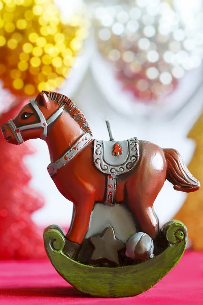 Symbol Bożego Narodzenia konia 2014 — Zdjęcie stockowe