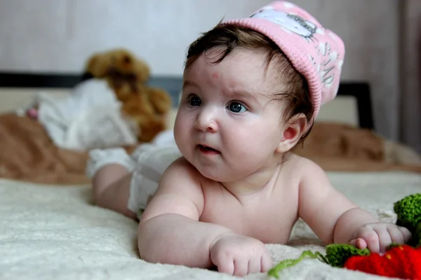 The baby in a hat — Stock Photo, Image