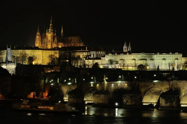 Prague at night — Stock Photo, Image