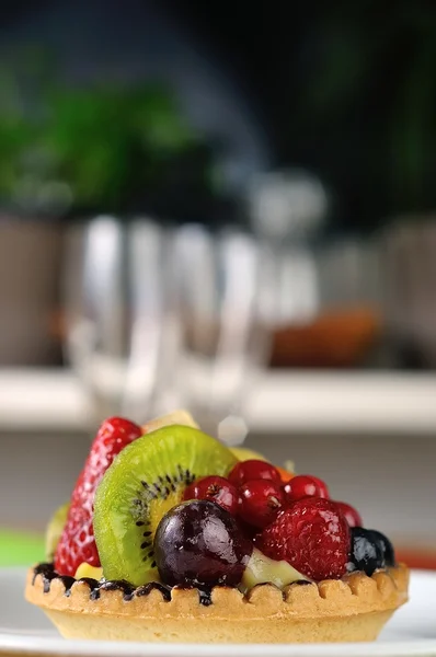 Tarta de frutas del lado 3 — Foto de Stock