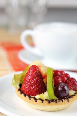 meyve tarte kahve 2 ile