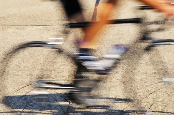 Bicicletta da corsa nera — Foto Stock