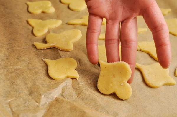 Zelfgemaakte koekjes voor Kerstmis — Stockfoto