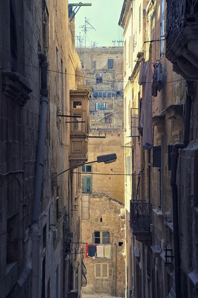 Rua estreita de Mdina — Fotografia de Stock