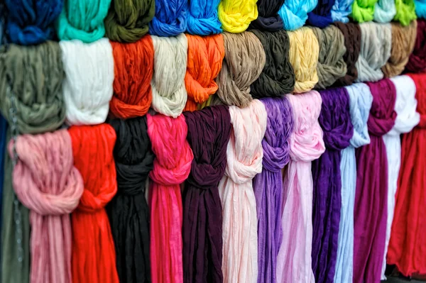 Silk scarfs — Stock Photo, Image