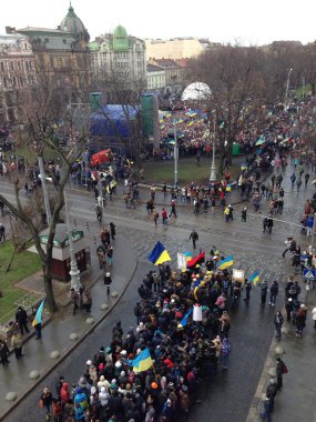 Lviv, Ukrayna, devrim!