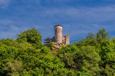 Steinbach-Hallenberg yakınlarındaki Thüringen Ormanı 'nda sonbahar keşfi turu