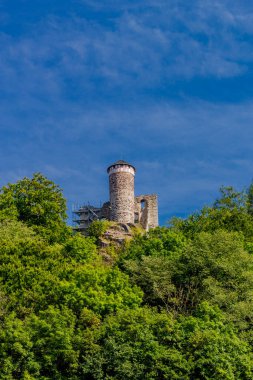 Steinbach-Hallenberg yakınlarındaki Thüringen Ormanı 'nda sonbahar keşfi turu