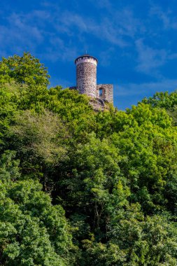 Steinbach-Hallenberg yakınlarındaki Thüringen Ormanı 'nda sonbahar keşfi turu