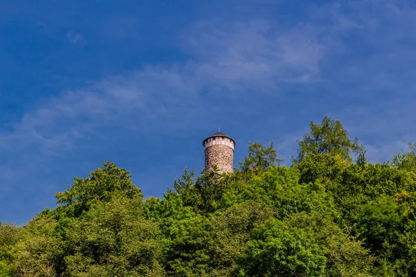 Tour Autunnale Alla Scoperta Della Foresta Turingia Vicino Steinbach Hallenberg — Foto Stock