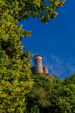 Steinbach-Hallenberg yakınlarındaki Thüringen Ormanı 'nda sonbahar keşfi turu