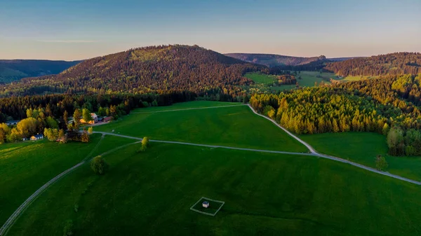 Sommer Entdeckungstour Durch Den Thüringer Wald Bei Steinbach Hallenberg Thüringen — Stockfoto