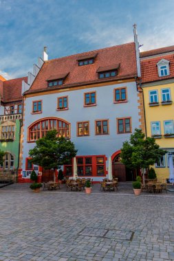 Schmalkalden, Thüringen 'in yarım yamalak kasabasının güzel atmosferinde dolaşın.
