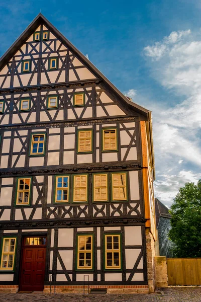 Schmalkalden Thüringen Yarım Yamalak Kasabasının Güzel Atmosferinde Dolaşın — Stok fotoğraf