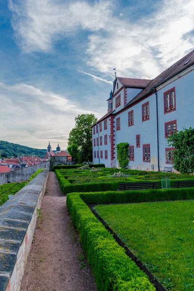 Promenera Genom Den Vackra Atmosfären Den Halvtimrade Staden Schmalkalden Thüringen — Stockfoto