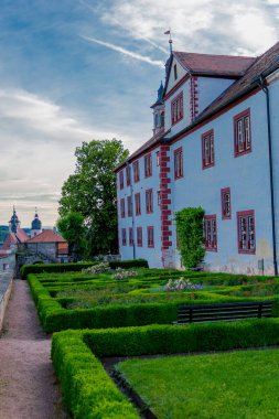 Schmalkalden, Thüringen 'in yarım yamalak kasabasının güzel atmosferinde dolaşın.