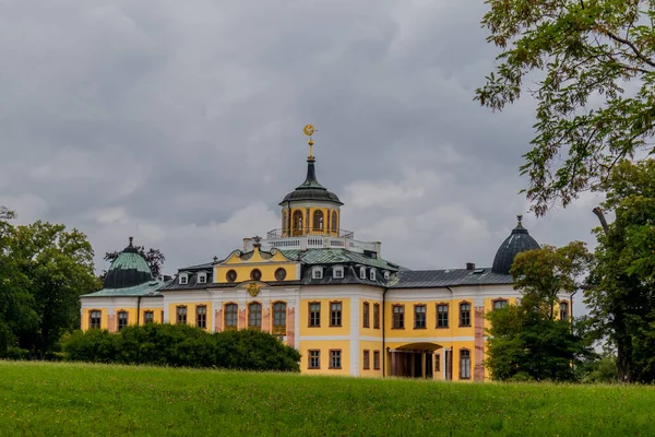 Jesienny Spacer Klasycznym Mieście Weimar Jego Pięknym Parku Ilm Turyngia — Zdjęcie stockowe