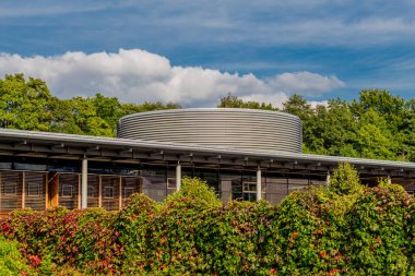 Schmalkalden 'in güzel, yarı keresteli kasabasında bir gün, her yönüyle, Thüringen.