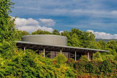 Schmalkalden 'in güzel, yarı keresteli kasabasında bir gün, her yönüyle, Thüringen.