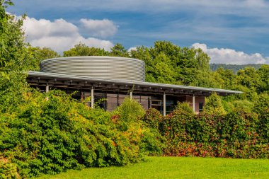 Schmalkalden 'in güzel, yarı keresteli kasabasında bir gün, her yönüyle, Thüringen.