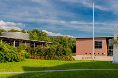 Schmalkalden 'in güzel, yarı keresteli kasabasında bir gün, her yönüyle, Thüringen.