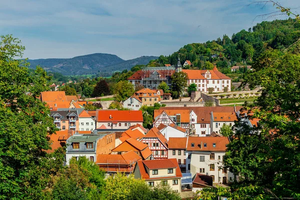 Day Beautiful Half Timbered Town Schmalkalden All Its Facets Thuringia — Stock Photo, Image